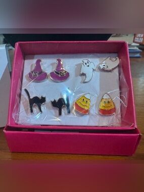 Avon Studio 1886 - Spooky Fun Earring Set; 4 Pairs Brand New Halloween Earrings
